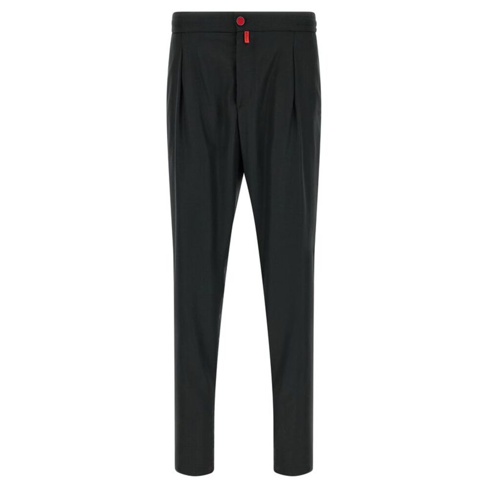 Kiton Gray Wool Casual Men's Pants